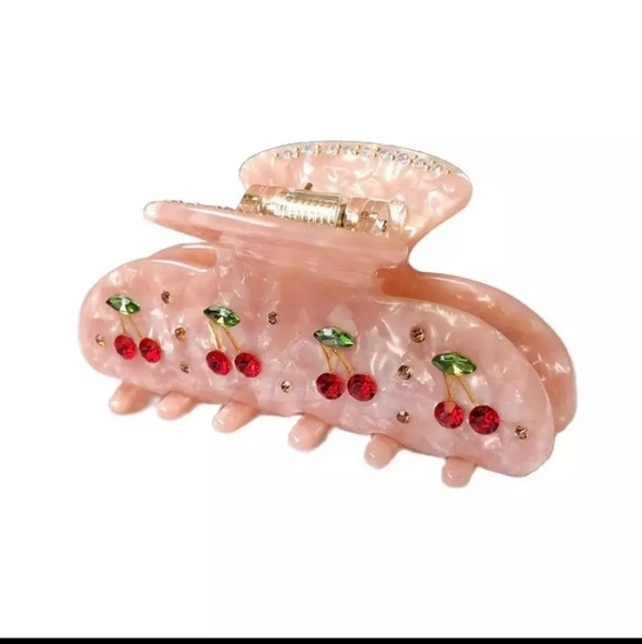 ASOS Accessories - NEW Pink Cherry Hair Claw Hair Claw Clip